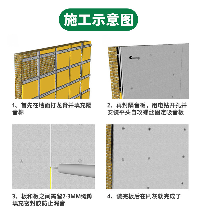 隔音棉的安裝與維護